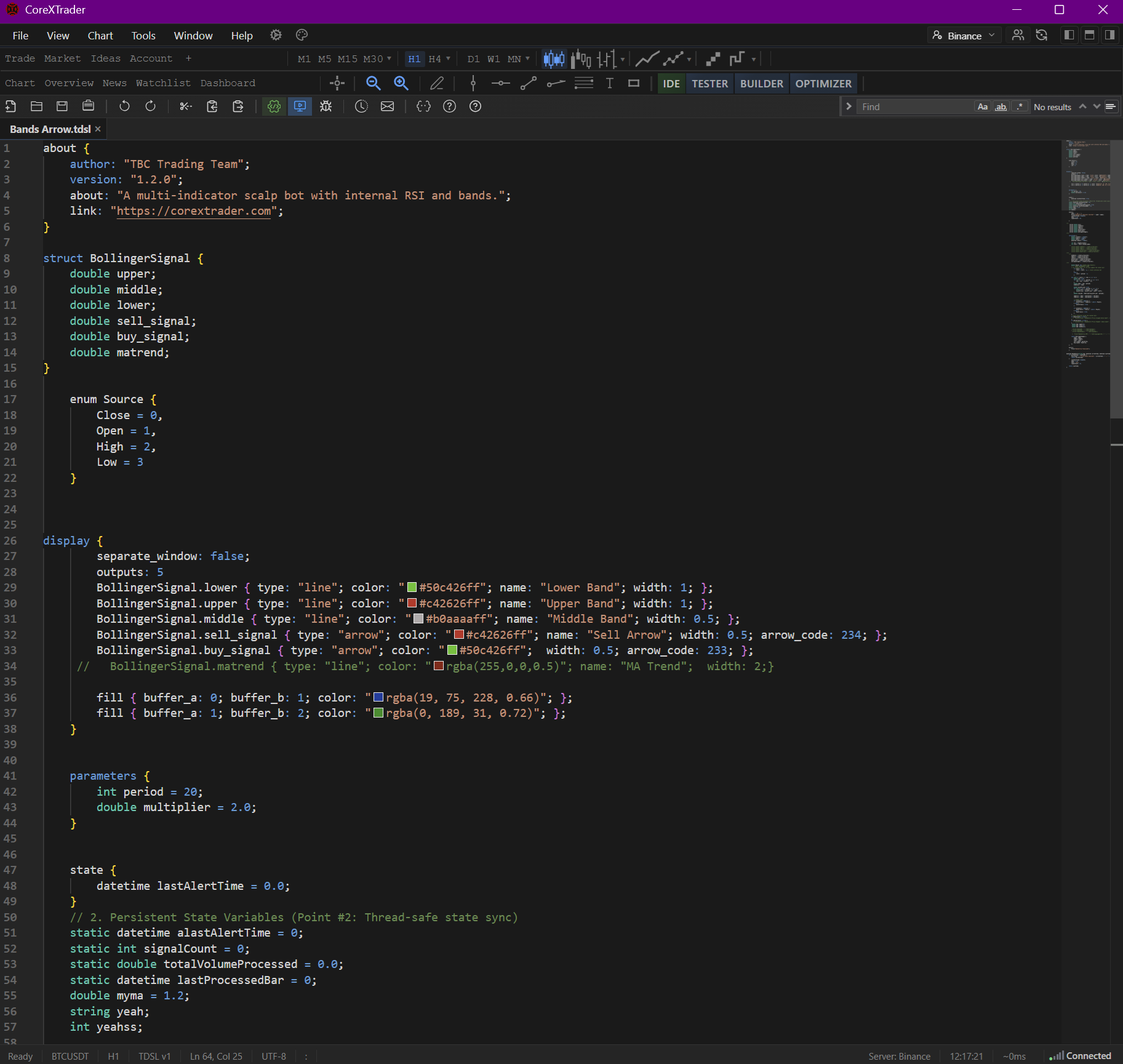 CoreXTrader IDE
